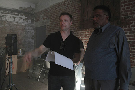 Director Luke Sabis & Duane Shepard in Ghost Tenant
